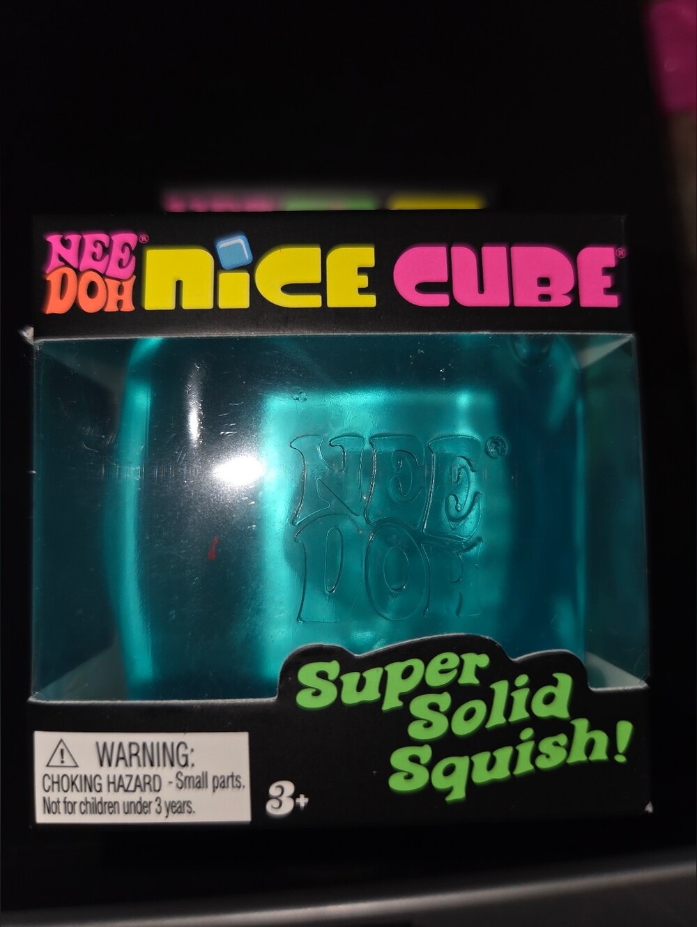 New NeeDoh Nice Cube blue. Super solid squish toy!Fun stress reliever. - Picture 13 of 16